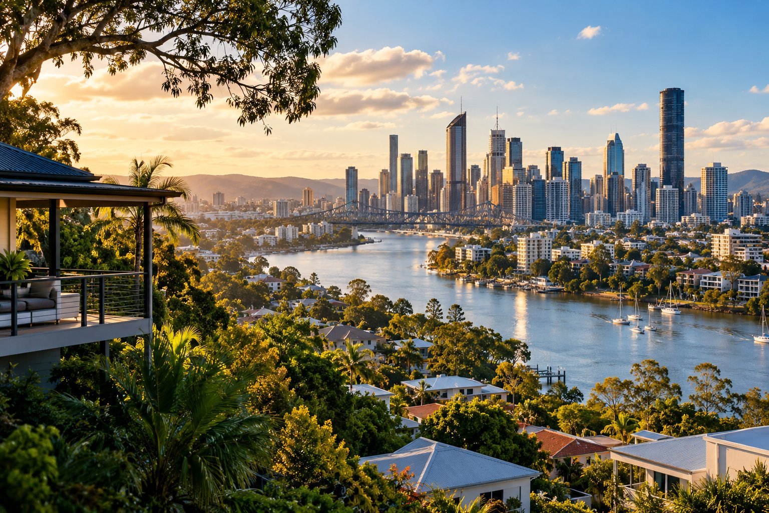 Illustrative scenic view of Inner North, Brisbane