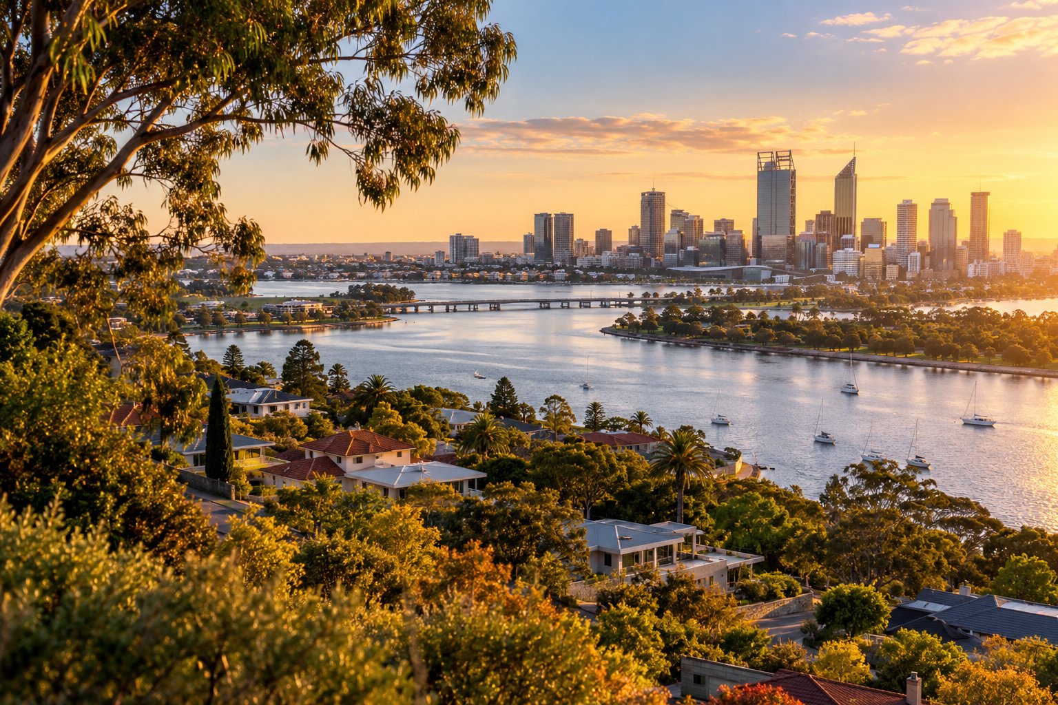 Illustrative scenic view of Perth Hills, Perth